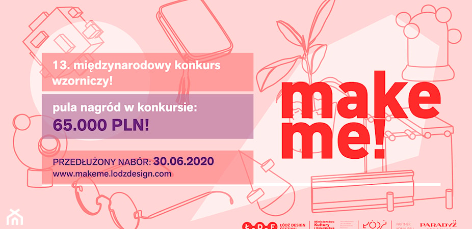 Projektanci poszukiwani! Konkurs make me! 2020 