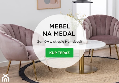 Fotel kubełkowy Madrigalle różowy welur na mosiężnych nóżkach - zdjęcie od Homebook.pl