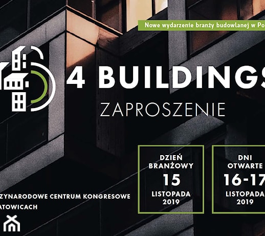 Debata o przyszłości budownictwa – konferencja 4Buildings 15-17 listopada 2019