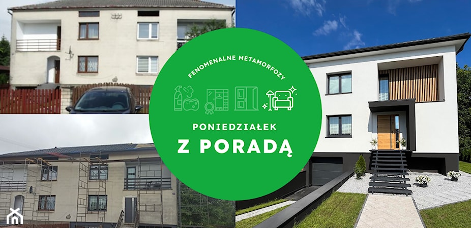 Metamorfoza domu typu bliźniak – zobacz zdjęcia PRZED i PO od Pani Pauliny