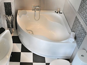 Mała bez okna łazienka, styl tradycyjny - zdjęcie od Homebook.pl