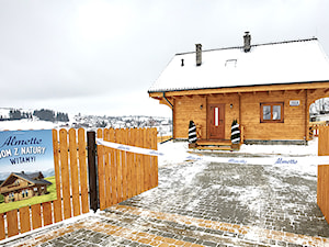 Almette - konkurs - Małe parterowe domy jednorodzinne drewniane z dwuspadowym dachem - zdjęcie od Homebook.pl