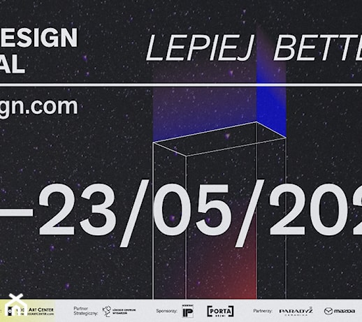 Już 14 maja startuje Łódź Design Festival. Tegoroczne hasło to LEPIEJ