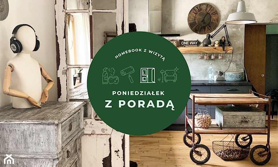 Kuchnia vintage w szarości - zdjęcie od Homebook.pl