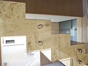 Schody jednobiegowe kamienne, styl nowoczesny - zdjęcie od Pracownia Projektowa Sucharski