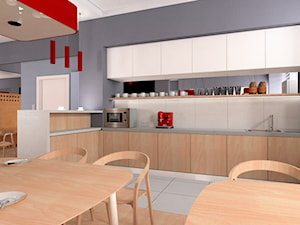 Kuchnia/jadalnia pracownicza - zdjęcie od Lumiere Design