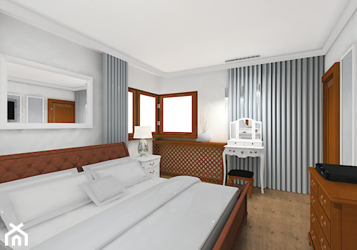 Wizualizacja wnętrz sypialni - zdjęcie od Lumiere Design
