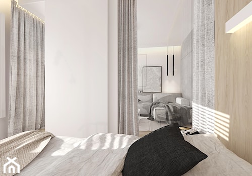 Sypialnia, styl nowoczesny - zdjęcie od INTERJO Projektowanie Wnętrz
