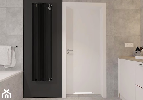 Średnia bez okna łazienka, styl skandynawski - zdjęcie od INTERJO Projektowanie Wnętrz