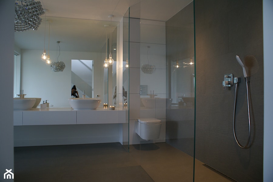 Łazienka, styl nowoczesny - zdjęcie od Pracownia Projektowania Wnętrz Dominika Mąkobocka