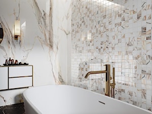 Mozaika Calacatta gold - Łazienka, styl nowoczesny - zdjęcie od Cerrad