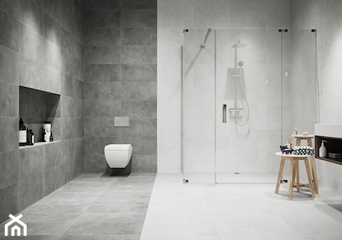 Kolekcja Apenino - Duża bez okna łazienka, styl minimalistyczny - zdjęcie od Cerrad