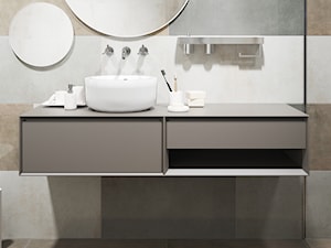 Kolekcja Lukka - Bez okna łazienka, styl minimalistyczny - zdjęcie od Cerrad
