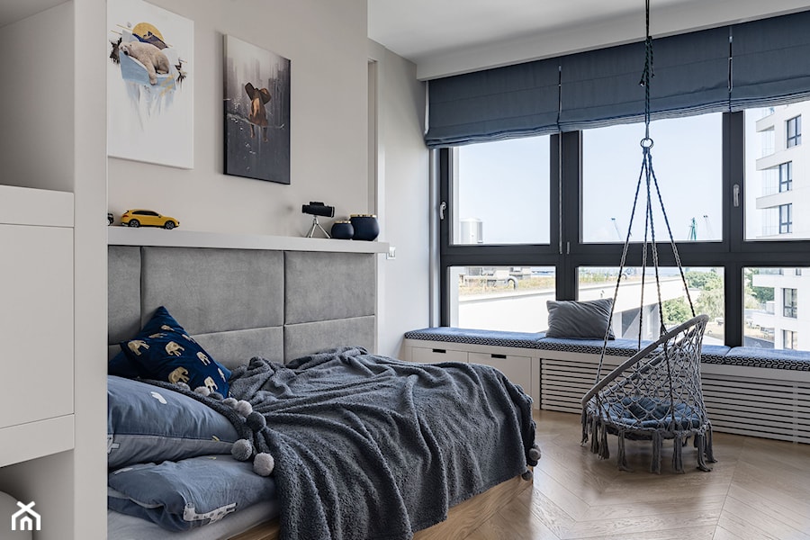 Apartament PORTOVA - Gdynia - Pokój dziecka, styl skandynawski - zdjęcie od Anna Serafin Architektura Wnętrz