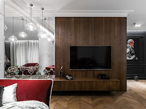Apartament BRABANK - Gdańsk - Salon, styl tradycyjny - zdjęcie od Anna Serafin Architektura Wnętrz