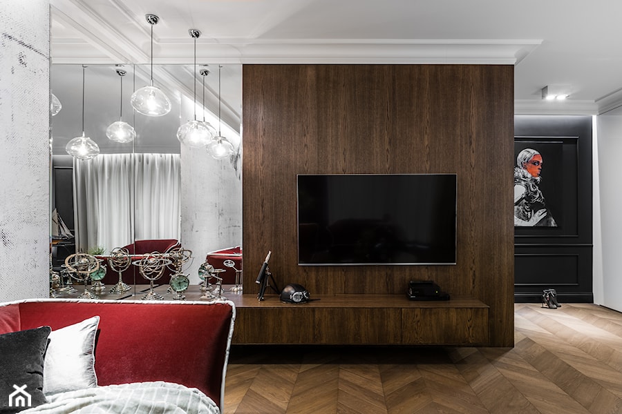 Apartament BRABANK - Gdańsk - Salon, styl tradycyjny - zdjęcie od Anna Serafin Architektura Wnętrz