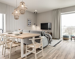 Apartament YACHT PARK 1 - Gdynia - Salon, styl tradycyjny - zdjęcie od Anna Serafin Architektura Wnętrz - Homebook
