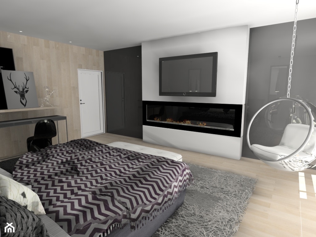 Sypialnia w domu pod Wałbrzychem - zdjęcie Due Studio - zdjęcie od Anetta Domagała - Homebook