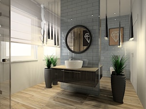 mała łazienka 2 - Łazienka, styl nowoczesny - zdjęcie od Anetta Domagała