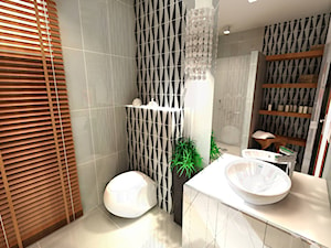 Nowoczesna łazienka - zdjęcie od Anna Błaszczuk Architekt Wnętrz | Piła | Projektowanie wnetrz pila |