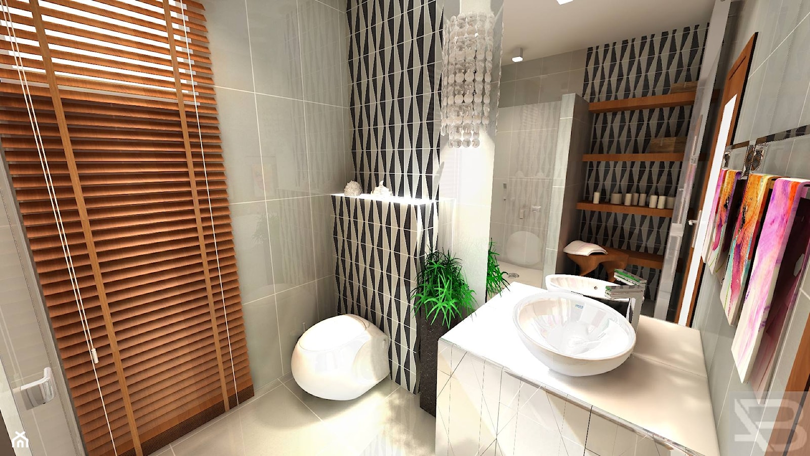 Nowoczesna łazienka - zdjęcie od Anna Błaszczuk Architekt Wnętrz | Piła | Projektowanie wnetrz pila | - Homebook