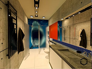 Łazienka 8 - Średnia na poddaszu bez okna łazienka, styl nowoczesny - zdjęcie od GrupaPartner