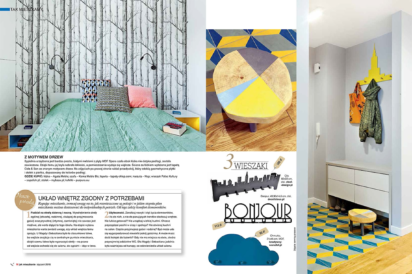 PUBLIKACJA realizacji - Sypialnia, styl skandynawski - zdjęcie od Studio Malina – Architekci & Projektanci wnętrz - Homebook