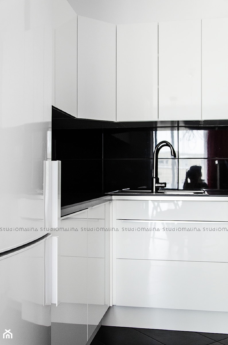 Realizacja | mieszkanie Kabaty Warszawa - Kuchnia, styl nowoczesny - zdjęcie od Studio Malina – Architekci & Projektanci wnętrz