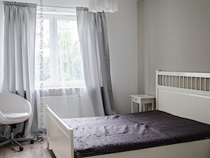Realizacja | mieszkanie Kabaty Warszawa - Sypialnia, styl nowoczesny - zdjęcie od Studio Malina – Architekci & Projektanci wnętrz