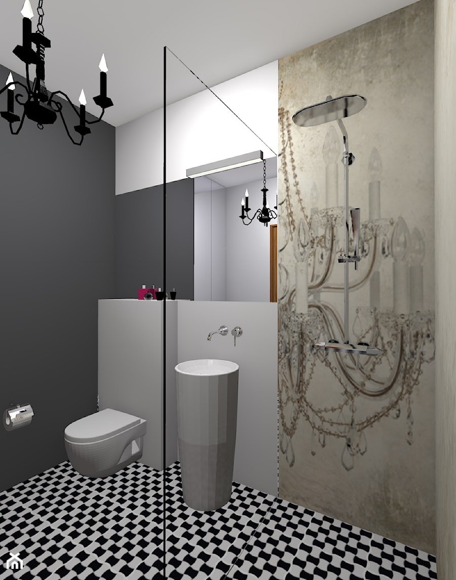 Projekt łazienki - zdjęcie od Studio Malina – Architekci & Projektanci wnętrz