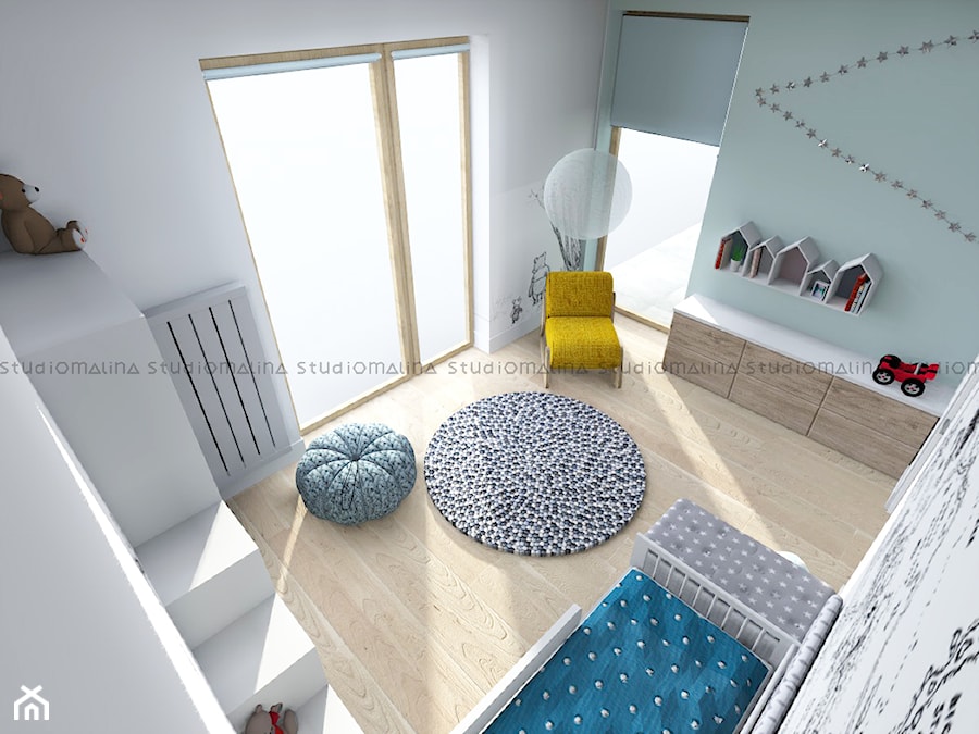 Pokój Tadka - Pokój dziecka, styl skandynawski - zdjęcie od Studio Malina – Architekci & Projektanci wnętrz