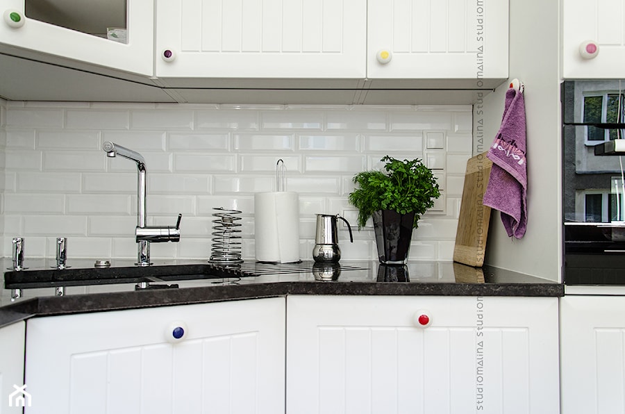 Realizacja | Przedwojenna kamienica | mieszkanie | W-wa Mokotów - Kuchnia - zdjęcie od Studio Malina – Architekci & Projektanci wnętrz