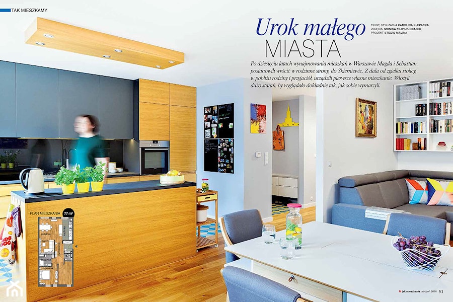PUBLIKACJA realizacji - Kuchnia, styl skandynawski - zdjęcie od Studio Malina – Architekci & Projektanci wnętrz
