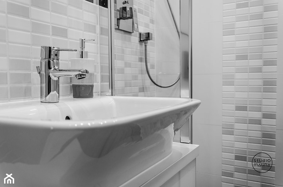 Metamorfozy - Średnia łazienka, styl skandynawski - zdjęcie od Studio Malina – Architekci & Projektanci wnętrz
