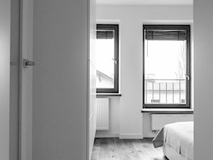REALIZACJA | pomiędzy dwoma miastami – mieszkanie - Sypialnia, styl skandynawski - zdjęcie od Studio Malina – Architekci & Projektanci wnętrz