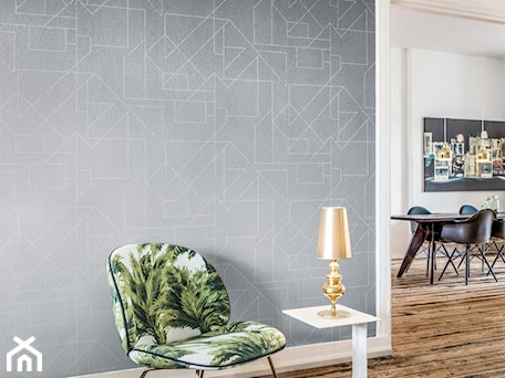 Aranżacje wnętrz - Salon: Tapeta Geometryczna Hookedonwalls kolekcja Gentle Groove - Juicy Colors. Przeglądaj, dodawaj i zapisuj najlepsze zdjęcia, pomysły i inspiracje designerskie. W bazie mamy już prawie milion fotografii!