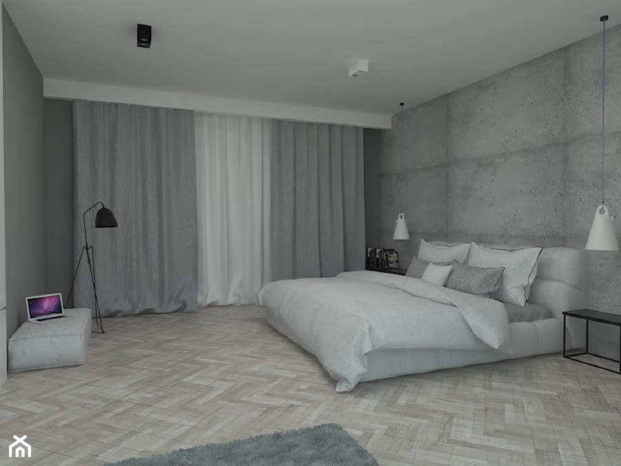 Sypialnia, styl industrialny - zdjęcie od APdesign