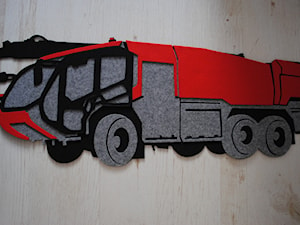 Filcusiowy bojowy wóz strażacki - zdjęcie od Filcusie-Handmade