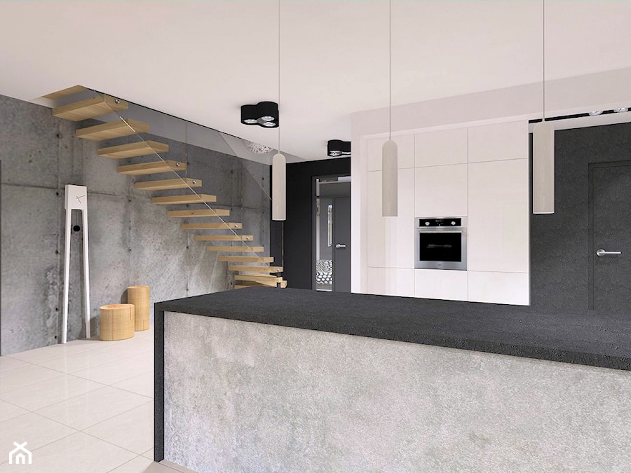 dom na Złotnie - Kuchnia, styl nowoczesny - zdjęcie od pracownia projektowa 4MAT