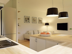 mieszkanie w Łodzi - Kuchnia, styl skandynawski - zdjęcie od pracownia projektowa 4MAT