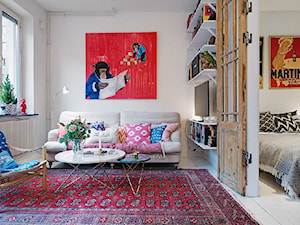 Wnętrza: Mieszkanie w stylu retro - Salon - zdjęcie od Small world of design