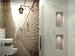 Inspiracje: Jak urządzić małą łazienkę? - Łazienka, styl nowoczesny - zdjęcie od Small world of design