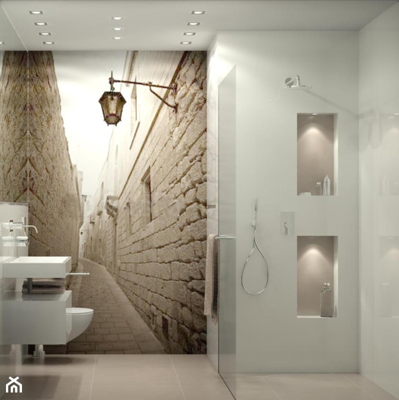 Inspiracje: Jak urządzić małą łazienkę? - Łazienka, styl nowoczesny - zdjęcie od Small world of design - Homebook