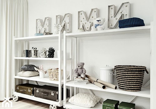 Wnętrza: Biały apartament - Pokój dziecka, styl nowoczesny - zdjęcie od Small world of design