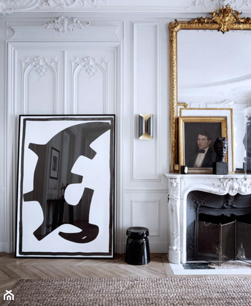 Styl we wnętrzu: Francuski szyk - Salon, styl nowoczesny - zdjęcie od Small world of design