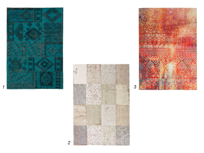 Dodatki i wyposażenie: Postarzane dywany - Salon - zdjęcie od Small world of design
