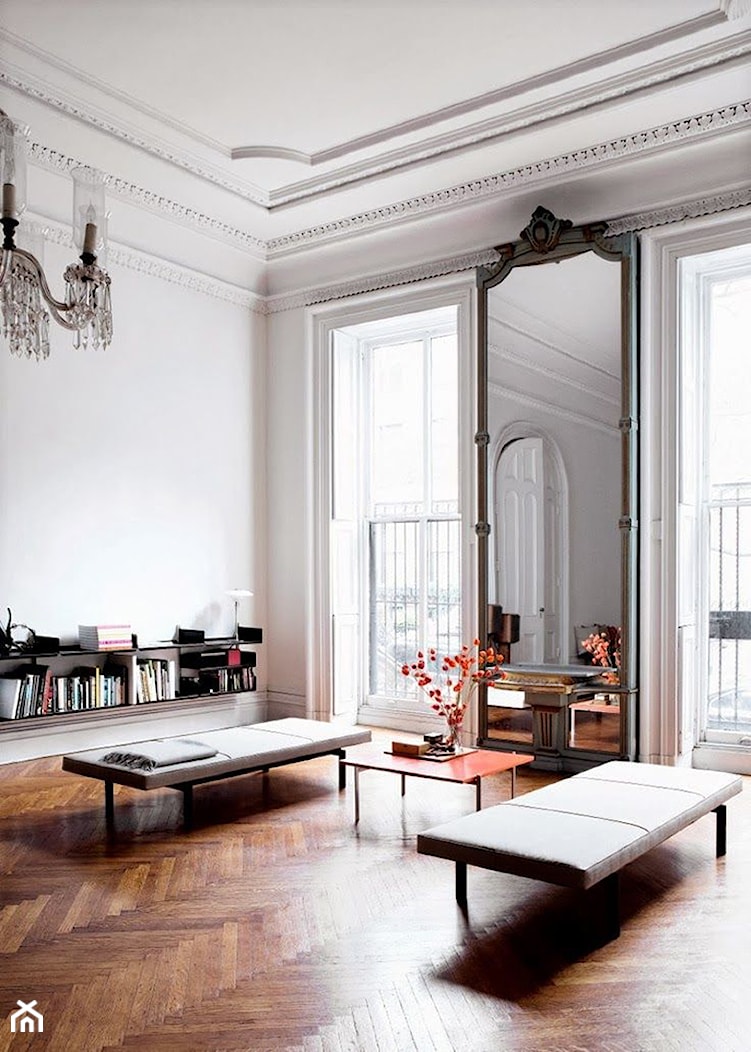 Styl we wnętrzu: Francuski szyk - Salon, styl nowoczesny - zdjęcie od Small world of design - Homebook