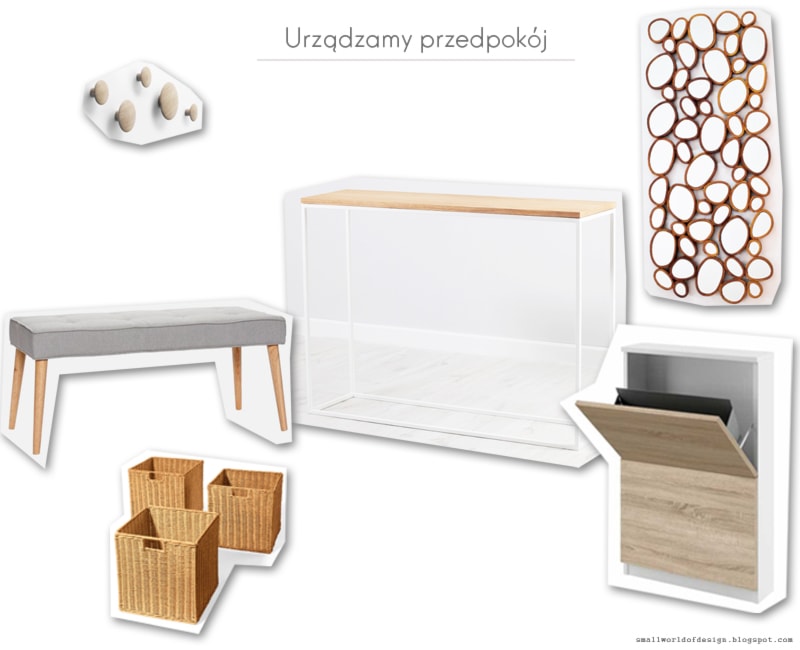 Inspiracje: Jak urządzić przedpokój? - Hol / przedpokój, styl nowoczesny - zdjęcie od Small world of design