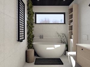 Minimalistyczna łazienka ZEN - zdjęcie od Karolina Saj-Chodorowska Architektura Wnętrz