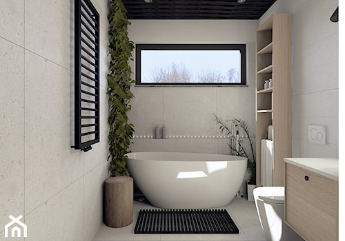 Minimalistyczna łazienka ZEN - zdjęcie od Karolina Saj-Chodorowska Architektura Wnętrz